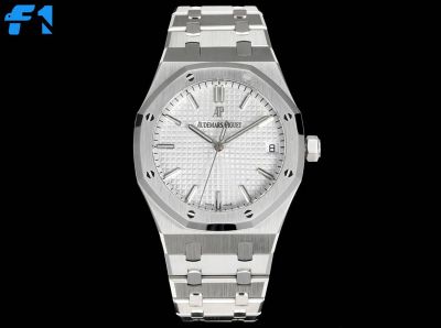 F1 Factory Audemars Piguet Royal Oak 15500 Silver steel case diameter 41mm Watch